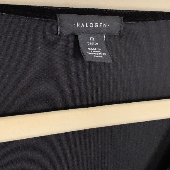 Halogen Black velvet blouse - Picture 2 of 5